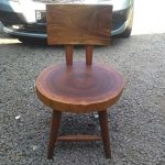 Stool Silinder Lubang Tengah - Mebel Trembesi Jepara