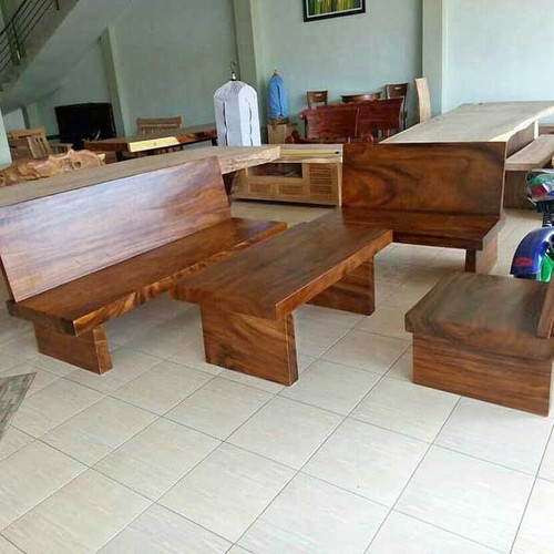 Set Meja Tamu Trembesi Minimalis Kotak