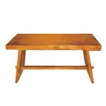 Bangku Trembesi Variasi Kaki Besi X - Mebel Trembesi Jepara