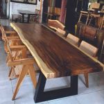 Set Meja Makan Trembesi Kursi Blok 1 - Mebel Trembesi Jepara